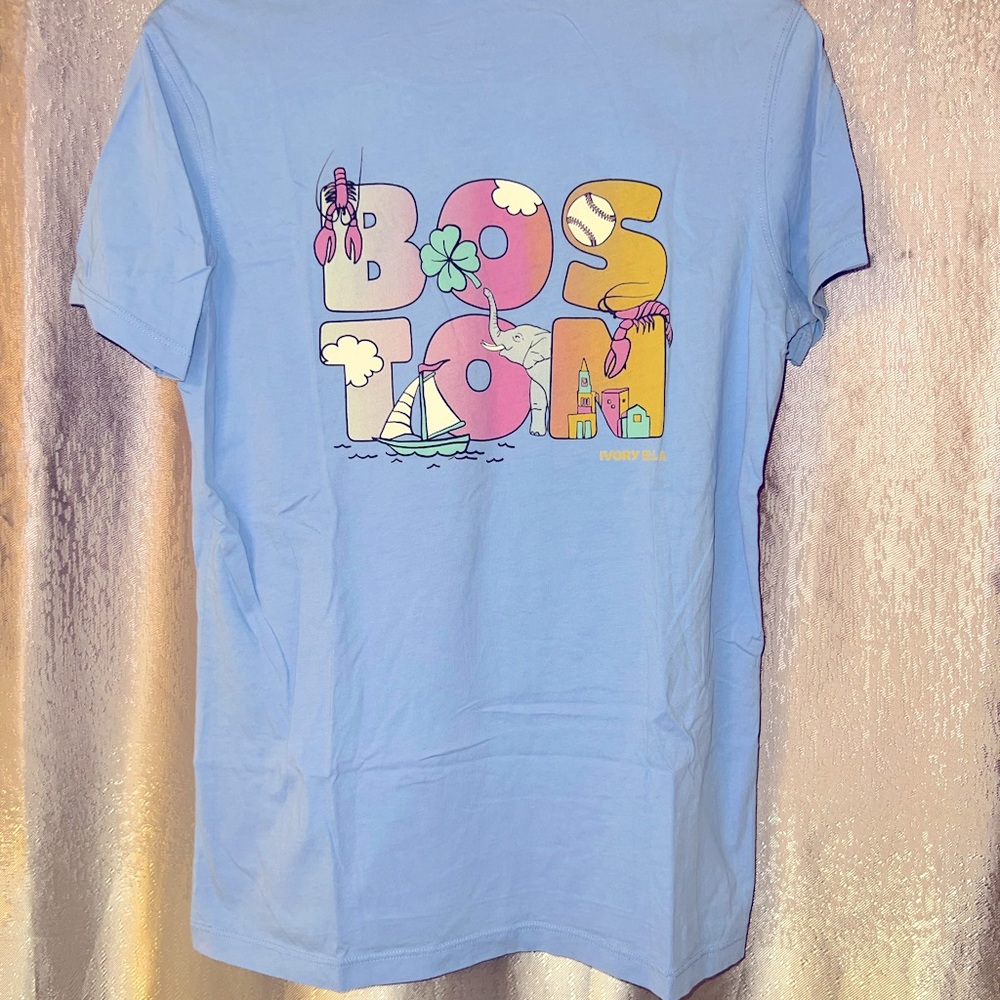 Ivory Ella Save the Elephants shirt, Boston Edition, size Small